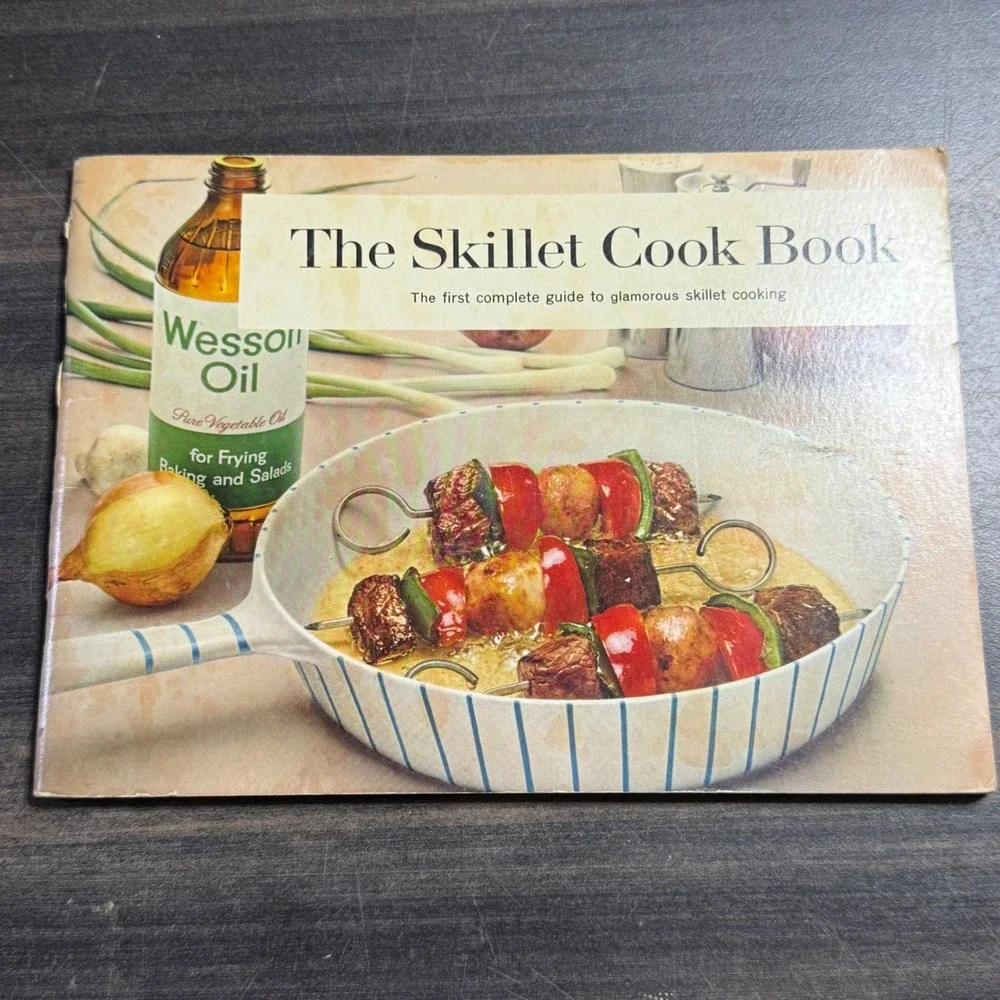 Wesson Oil Skillet Cookbook Vintage 1950s‎ Recipes Glamorous Skillet Cooking